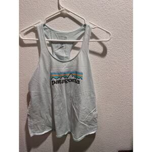 Patagonia Women's‎ Racerback Tank Top | Logo Graphic | Size Small | Lightweight